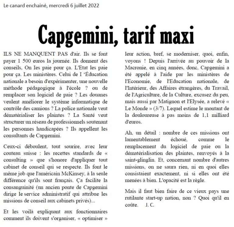Article Paru Dans Le Journal Le Monde En 2016