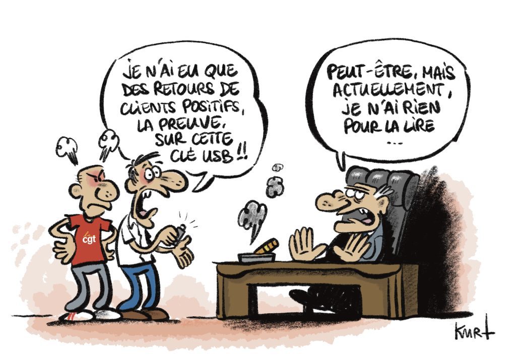 Dessin humoristique de Kurt