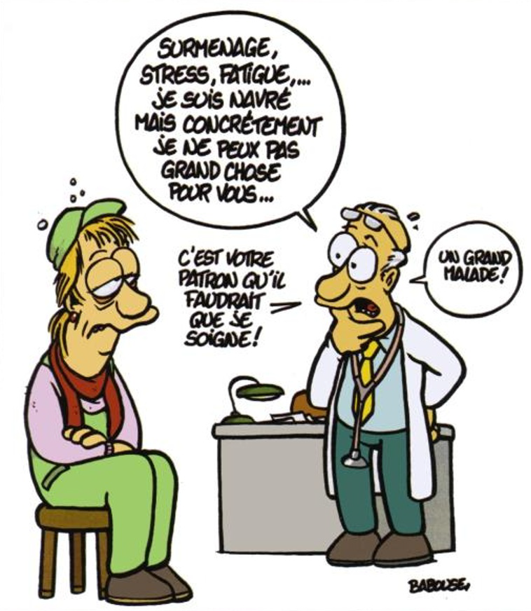 Dessin humoristique de Babouse