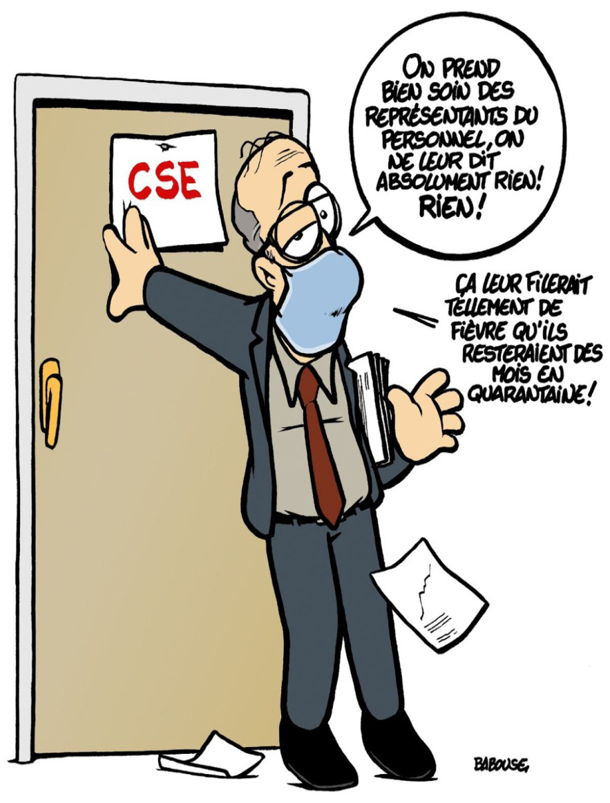 Dessin humoristique de Babouse