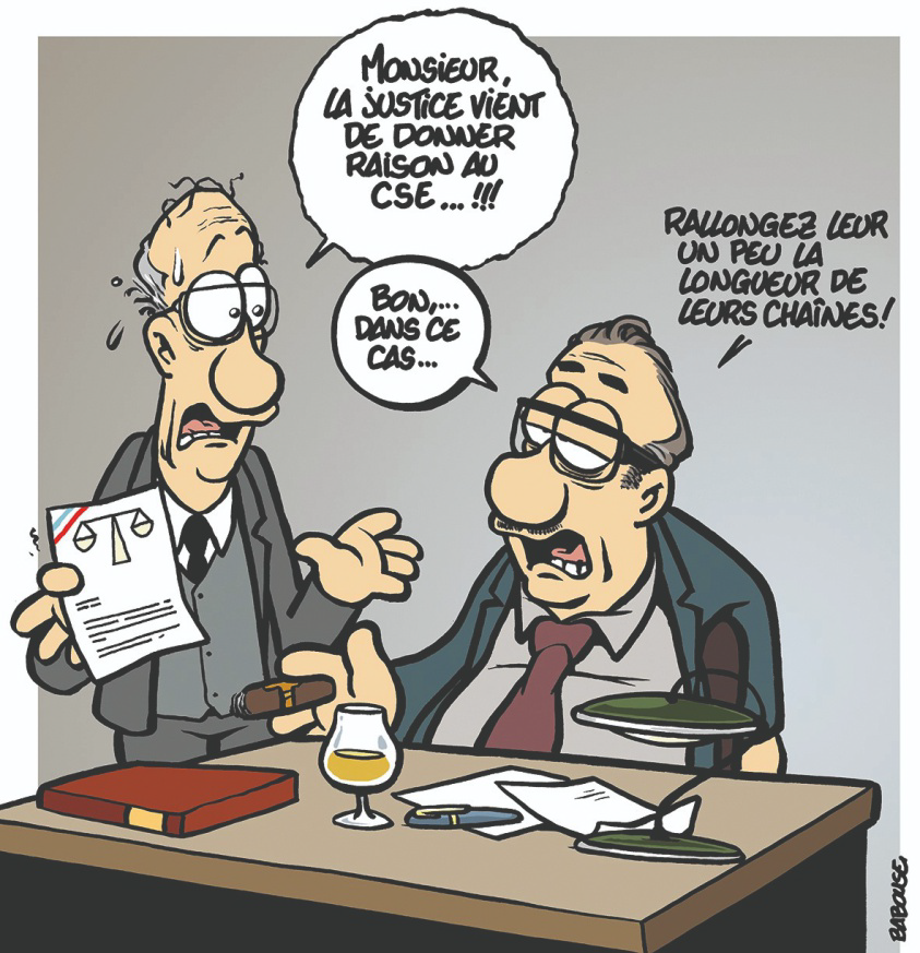 Dessin humoristique de babouse