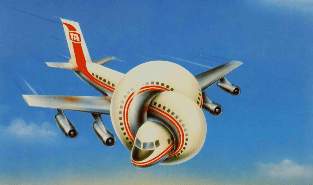 Affiche d'y a-t-il un pilote dans l'avion