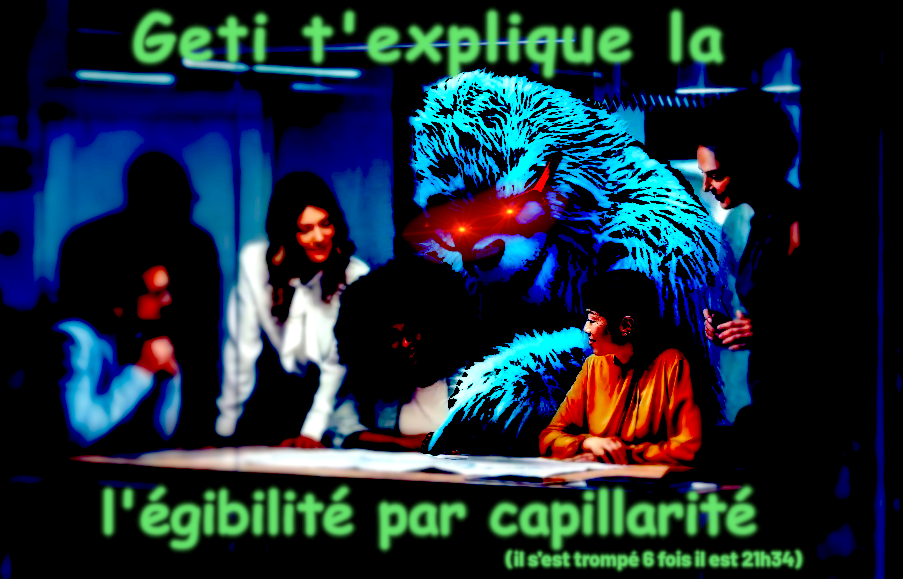 Meme - le Yeti Geti explique l"'éligibilité par capilarité"